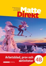 Matte Direkt 4B Arbetsblad, prov och aktiviteter (pdf) - Omslag