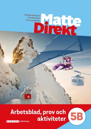 Matte Direkt 5B Arbetsblad, prov och aktiviteter (pdf) – Omslag